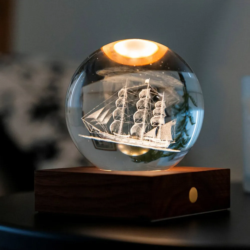 Amber Crystal Light Sailing Boat