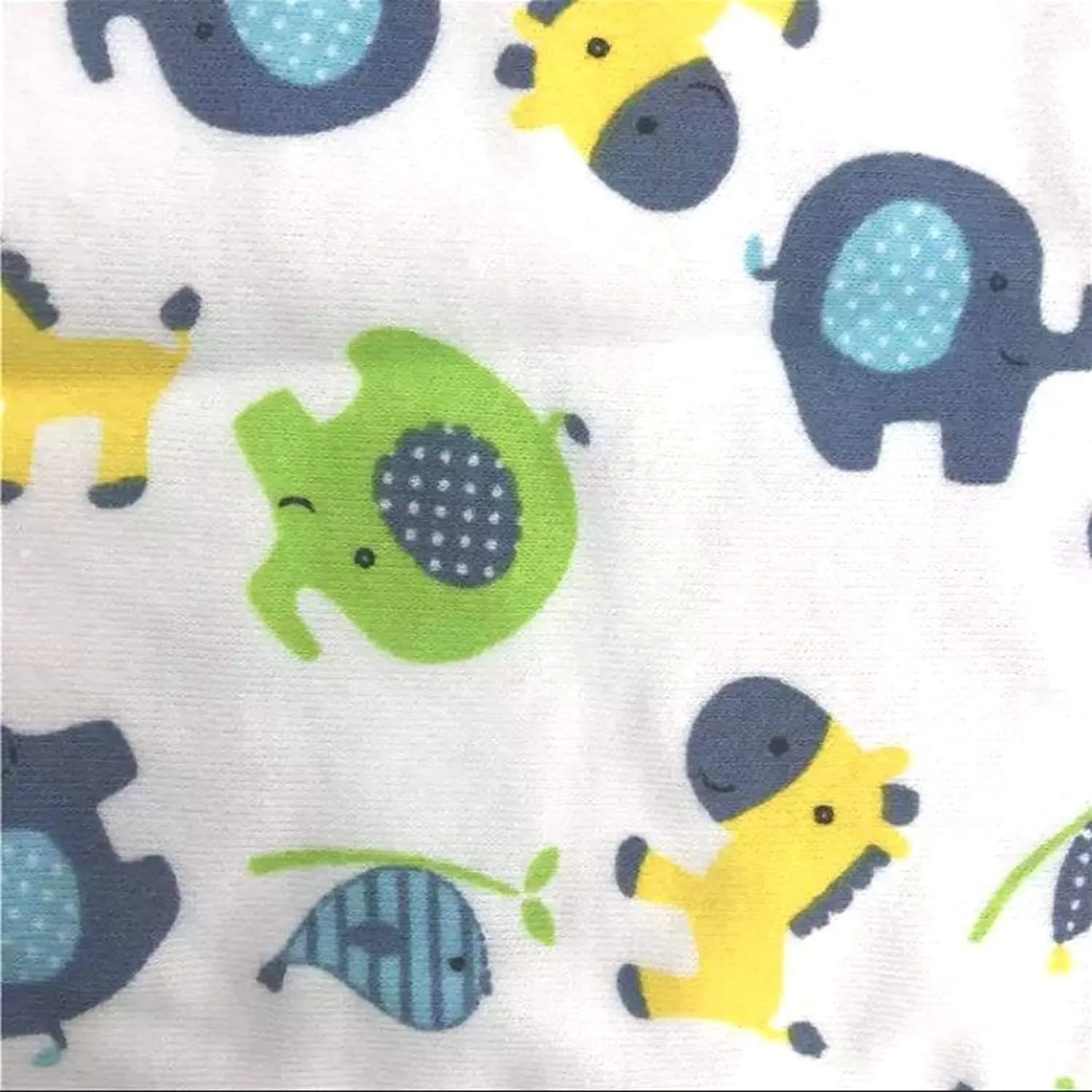 Babymoon Organic Designer Cotton Swaddle Wrap - Elephant Horse