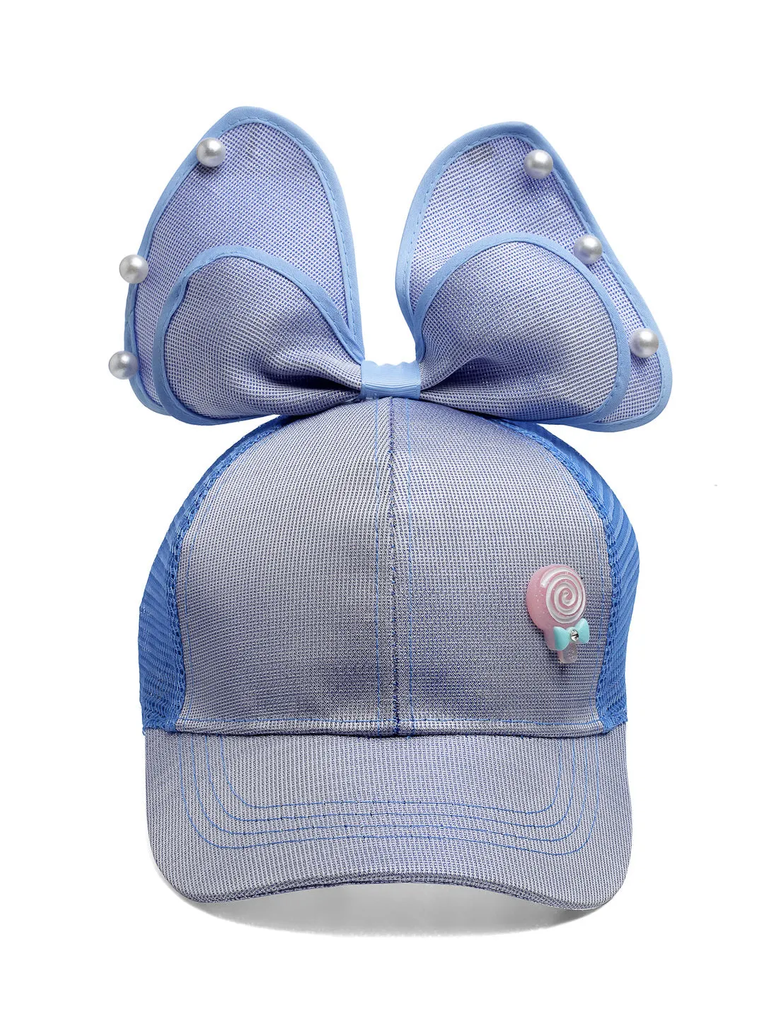 Babymoon Rabbit Ears Summer Cap Hat - Blue