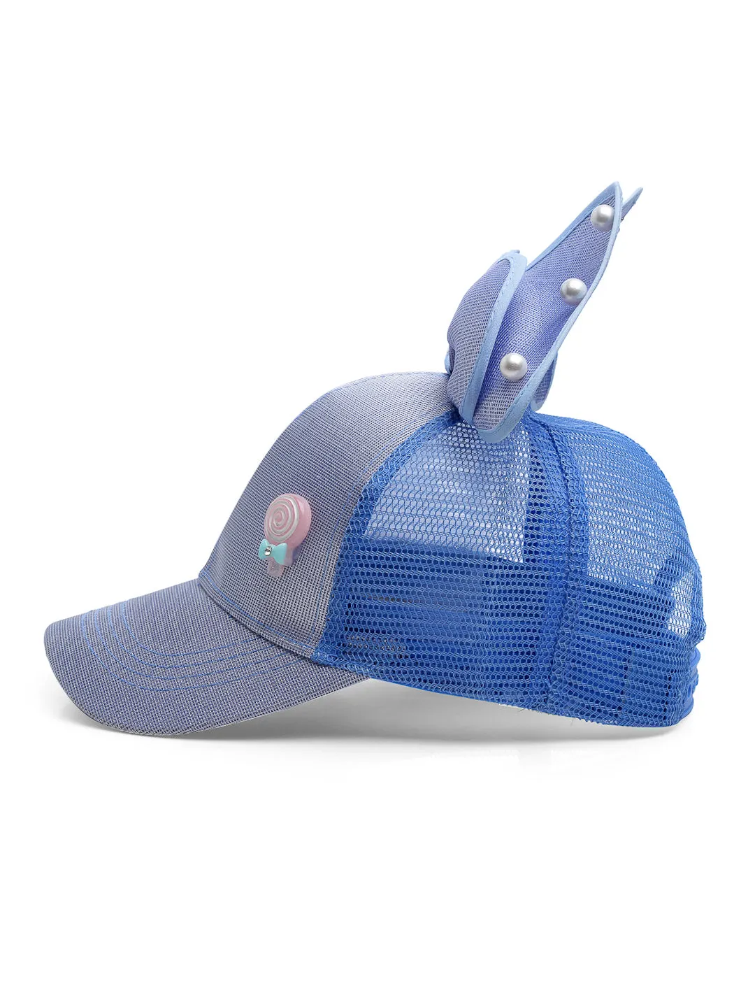 Babymoon Rabbit Ears Summer Cap Hat - Blue