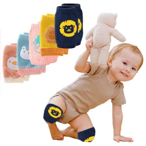 Babymoon | Set of 5 | Designer Baby Kneepads for Protection Knee Pads for Crawling, Anti-Slip Safety Protector | Multi