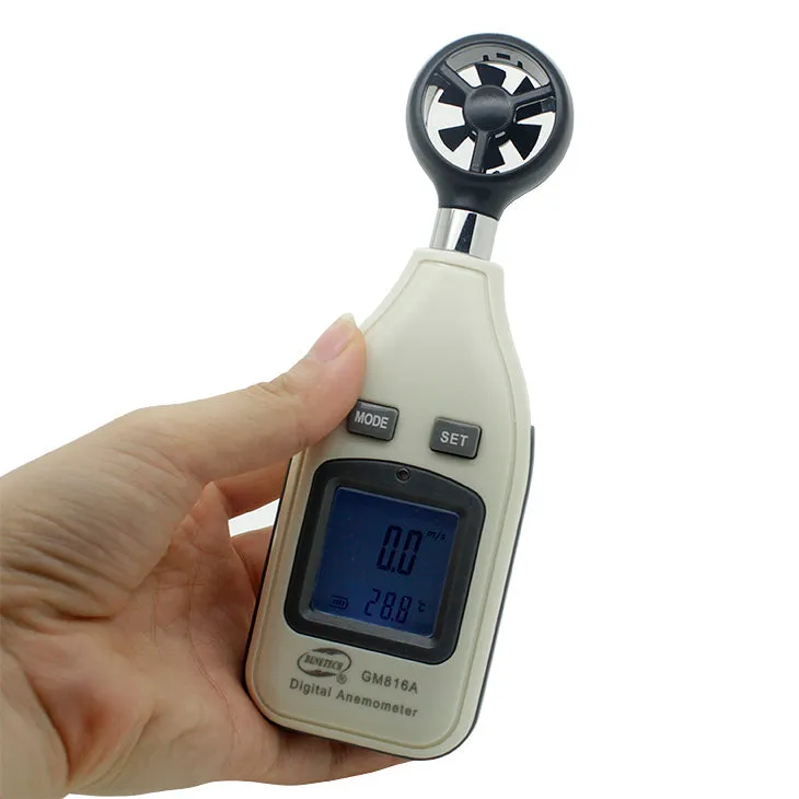 Benetech GM816A Digital Wind Speed Anemometer with Wind Chill Temperature Thermometer Function