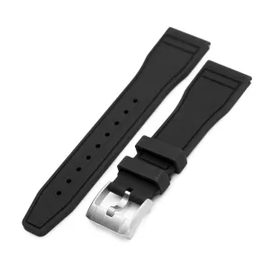 Black Pilot FKM Quick Release rubber strap