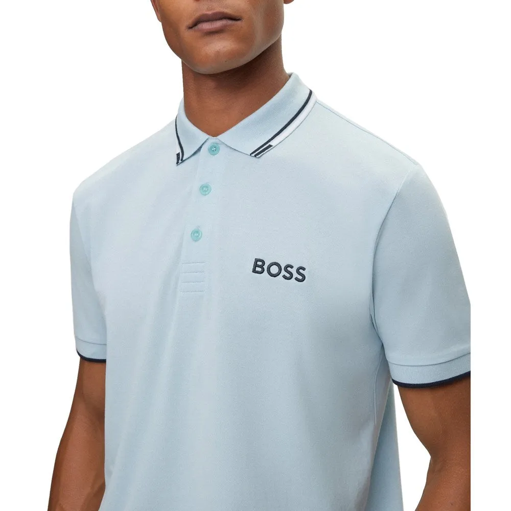 BOSS Paddy Pro Golf Polo Shirt - Open Blue