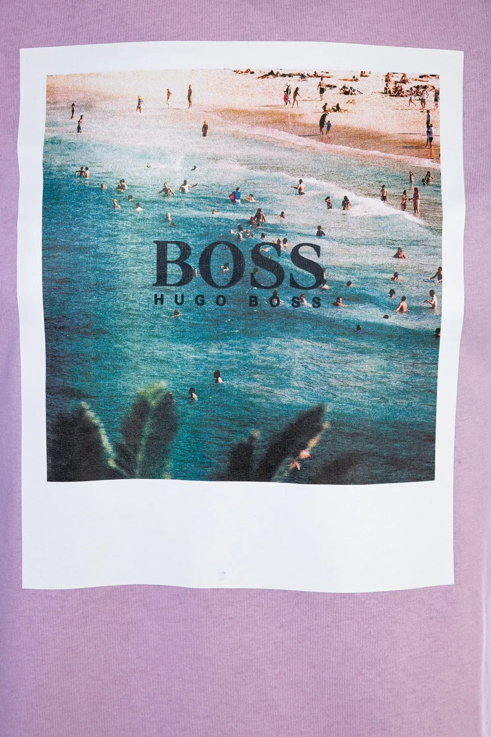 BOSS Tsummer 4 T Shirt in Pink