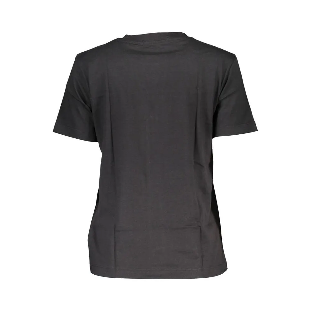 Calvin Klein Black Cotton Tops & T-Shirt