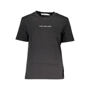 Calvin Klein Black Cotton Tops & T-Shirt