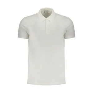 Calvin Klein White Cotton Polo Shirt