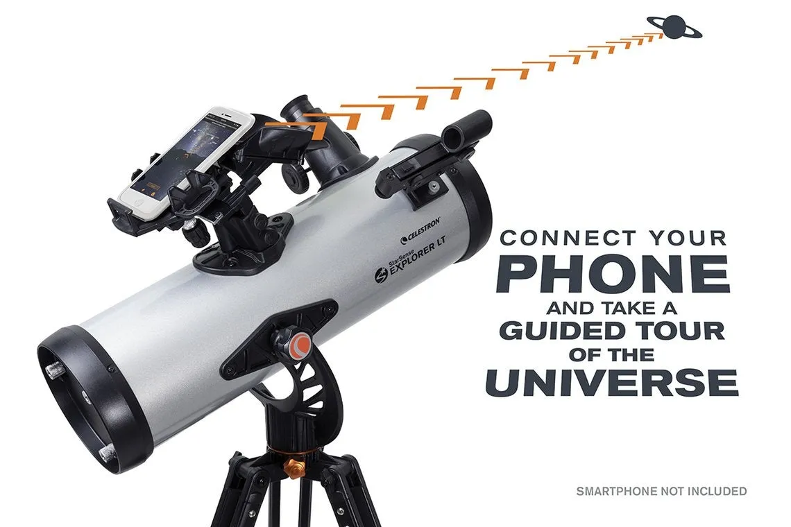 Celestron StarSense Explorer LT 114AZ Smartphone App-Enabled Newtonian Reflector Telescope