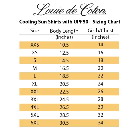 Cooling UPF 50  Sun Shirt - Neon Coral Rainbows