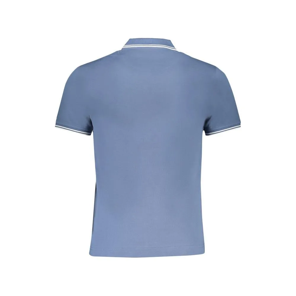 Harmont & Blaine Blue Cotton Polo Shirt