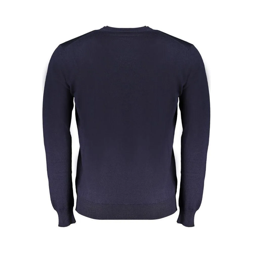 Harmont & Blaine Blue Wool Sweater