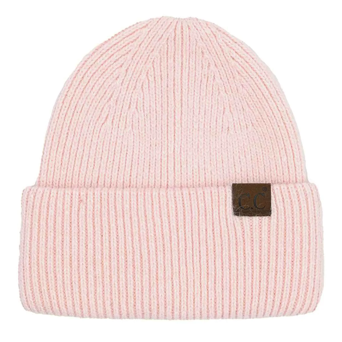 HTS0007 Monica Ribbed Double Cuff Beanie