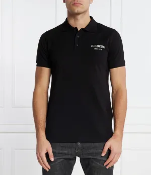 Iceberg Logo L5 Polo Shirt (Black) - I24F03063109000