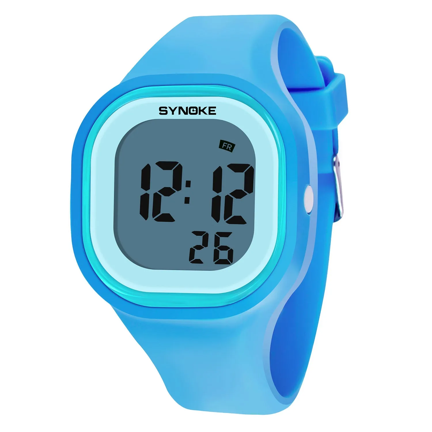 Kids Children's Digital Watch Girls Boy Watches Students Clock Colorful Silicone LED Digital Sport Wristwatches