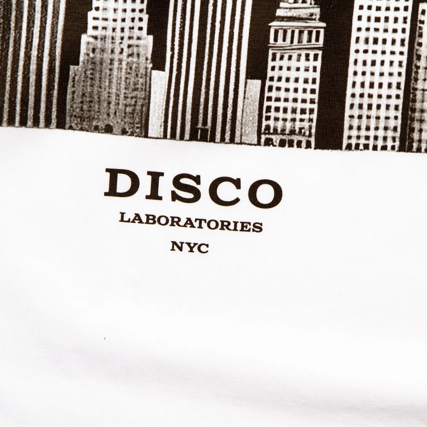 Metropolis Disco Labs NYC Back Print - Tshirt - White