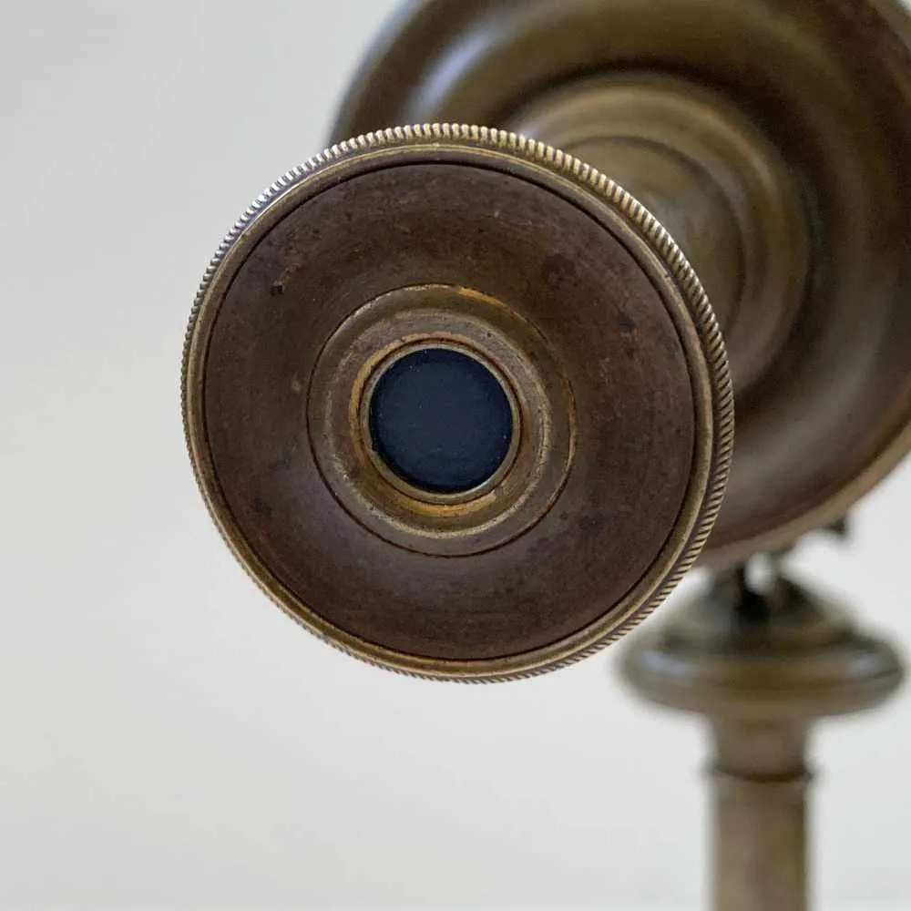 Mid Eighteenth Century Cased Gregorian Reflecting Telescope by Benjamin Martin of Fleet Street