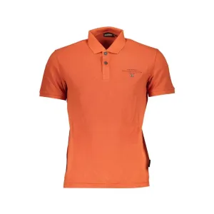 Napapijri Orange Cotton Polo Shirt