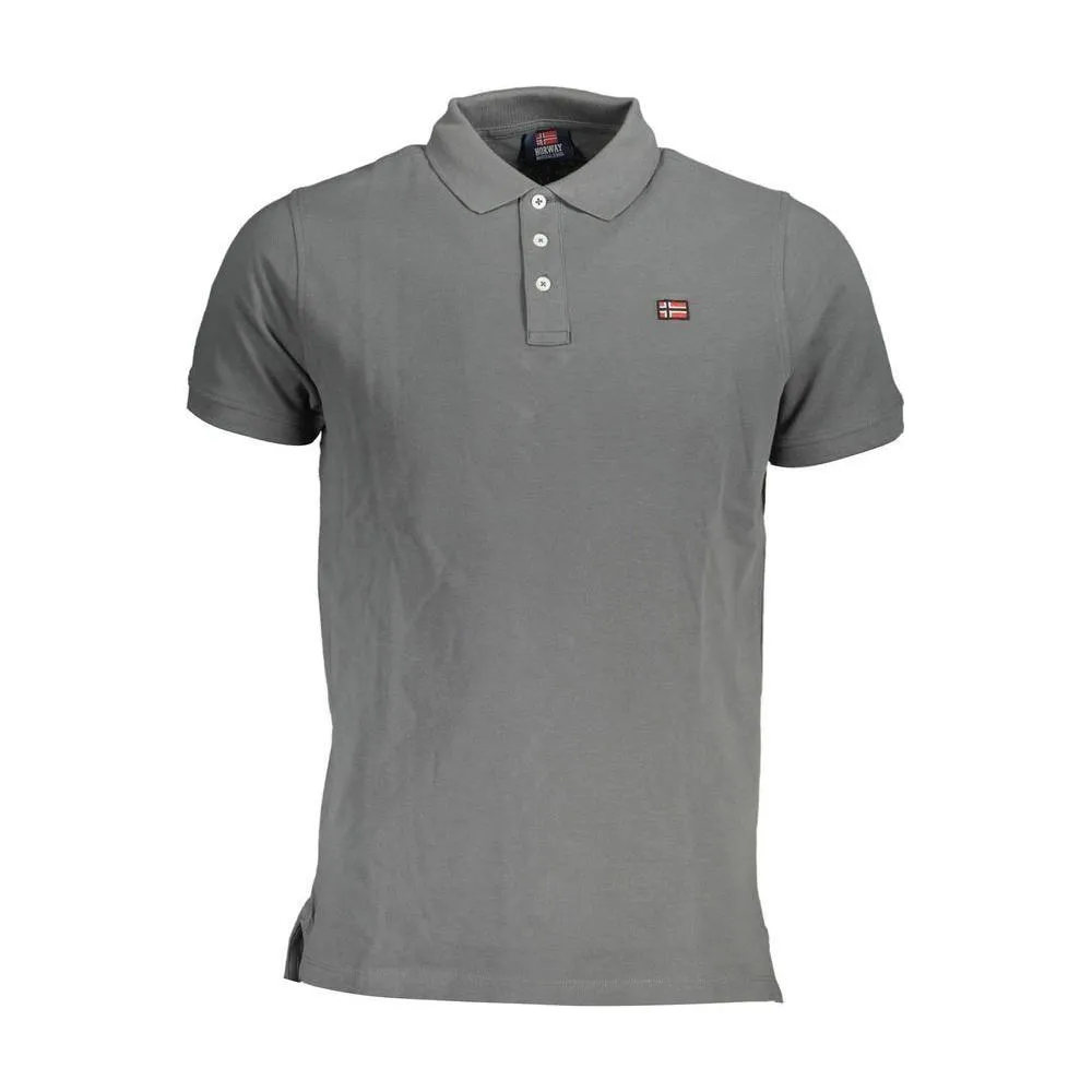 Norway 1963 Gray Cotton Polo Shirt