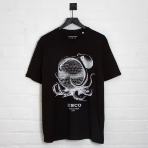 Octo Disco Labs NYC Front Print - Tshirt - Black