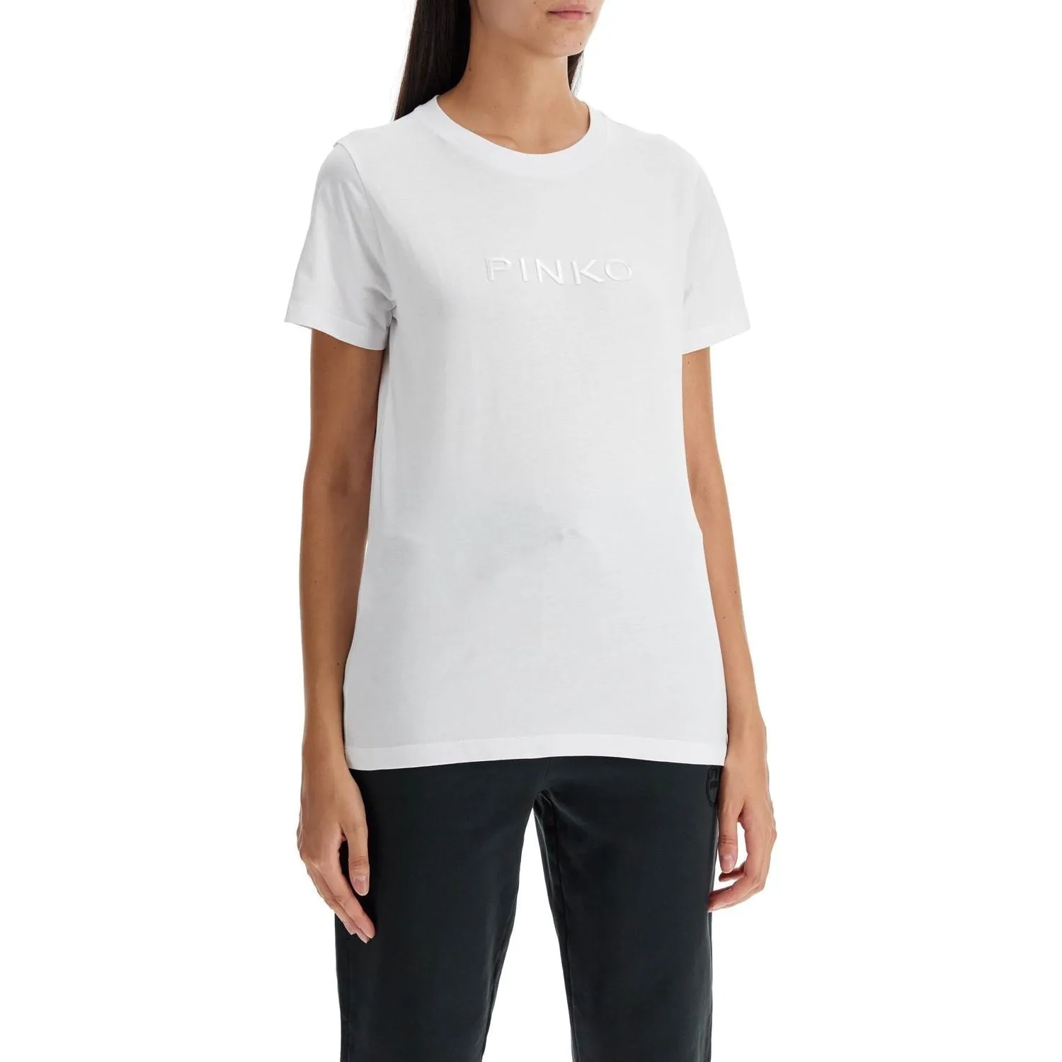 Pinko short-sleeved t-shirt with logo