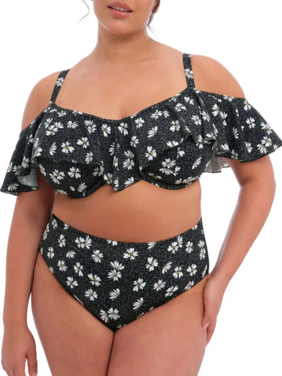 Plain Sailing Bikini Top - Black Daisy