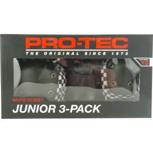 ProTec Street Gear Junior 3 Pack Combo - Check Black/White