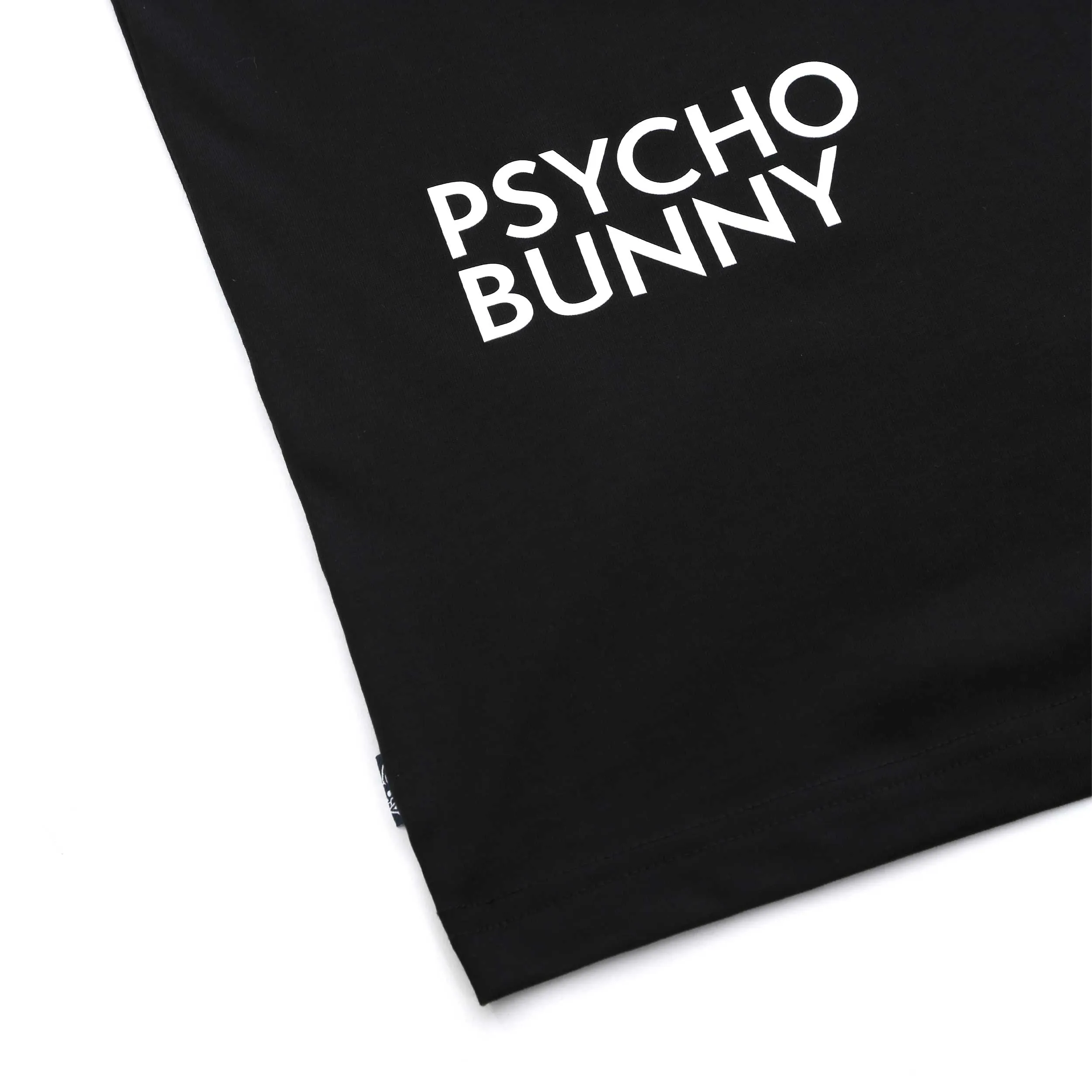 Psycho Bunny Chester Embroidered Graphic T Shirt in Black