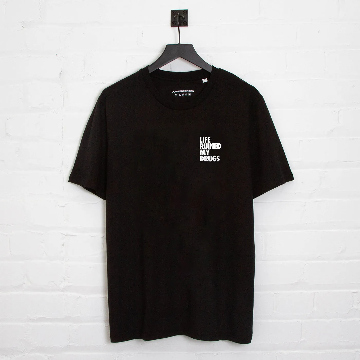 RNW Life Back Print - Tshirt - Black