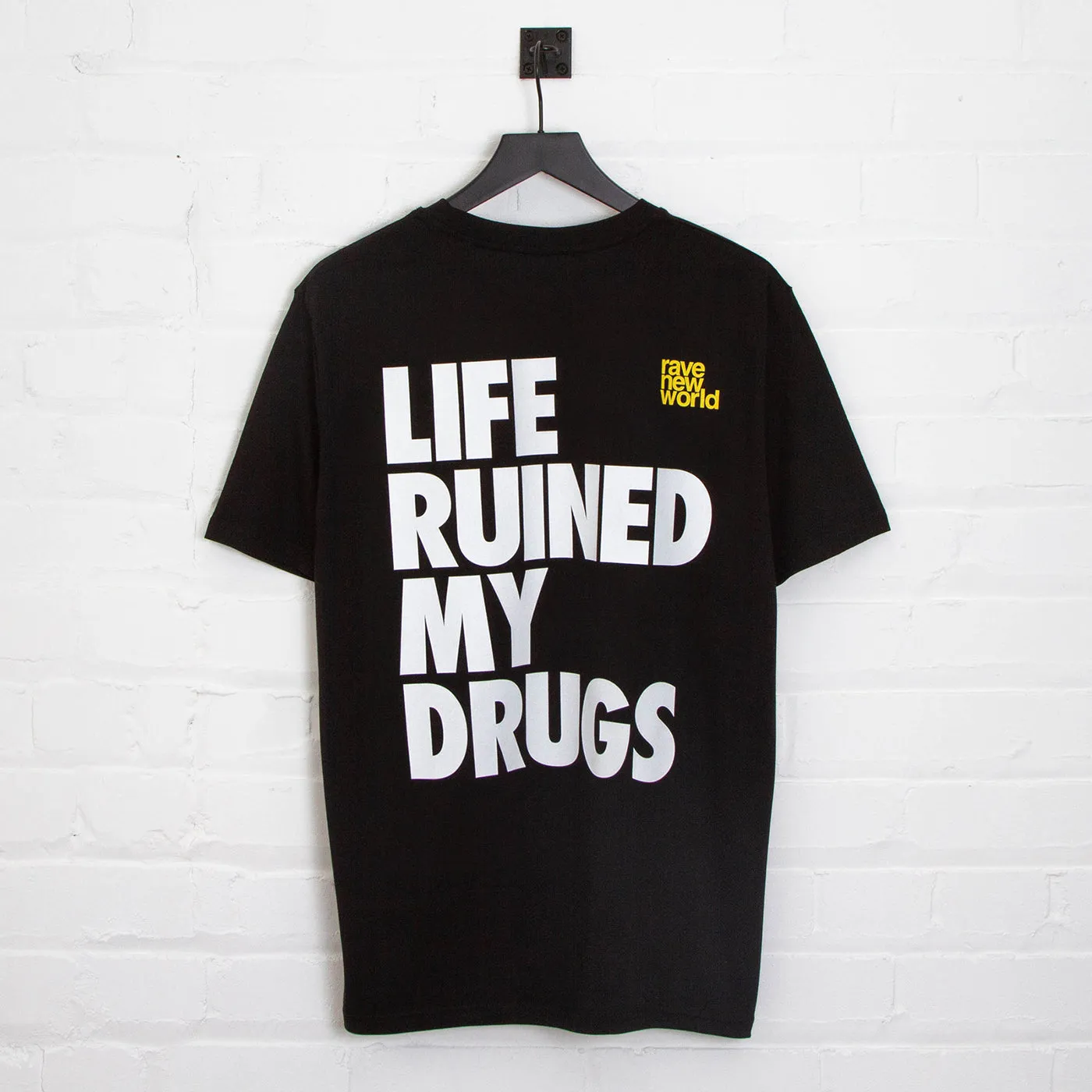 RNW Life Back Print - Tshirt - Black