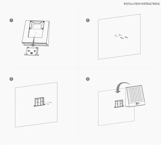 Solar Wall Pack Sticking #6979