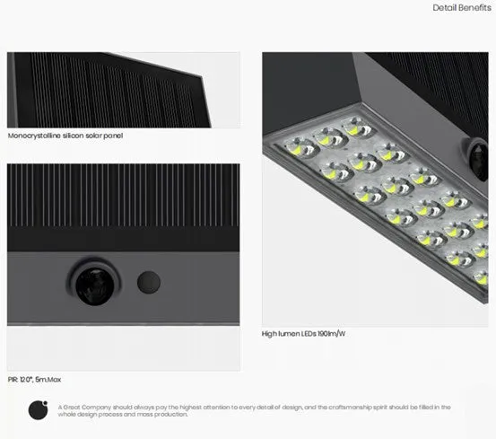 Solar Wall Pack Sticking #6979