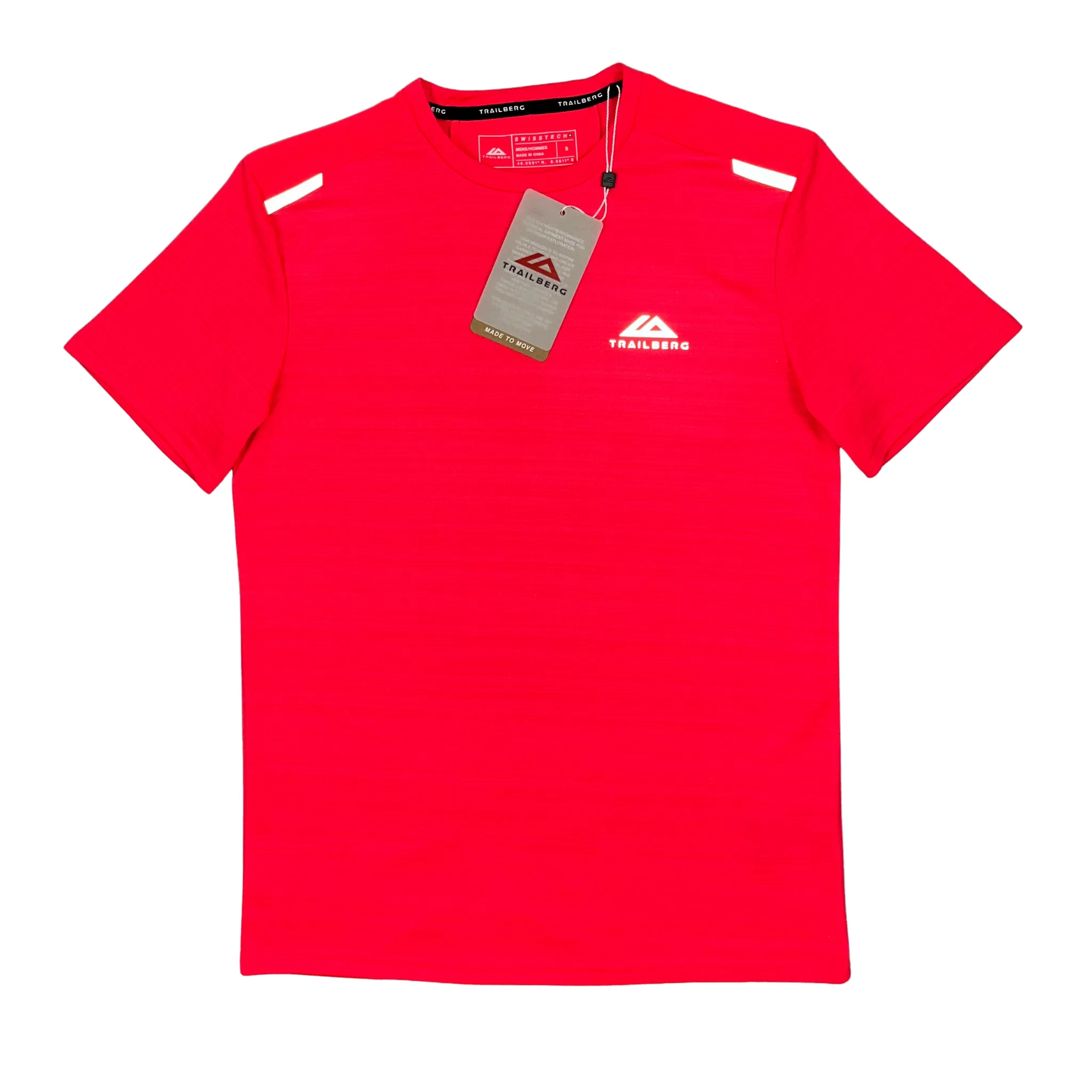 Trailberg Cloud T-Shirt / Shorts Set - Crimson / Black