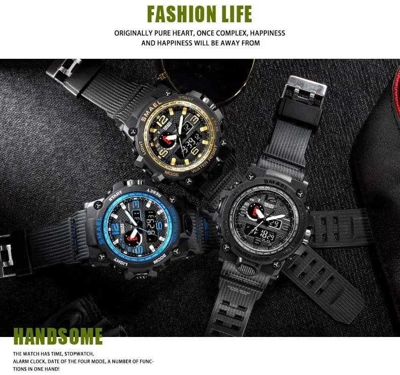 Waterproof Quartz Military Watch For Men