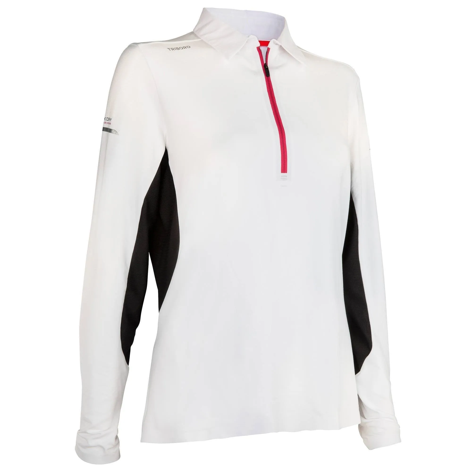 Women's Sailing Polo Shirt Long Sleeve 500